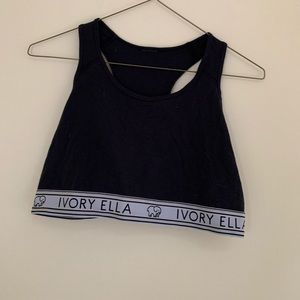 Ivory Ella Halter Neck Sports Bra